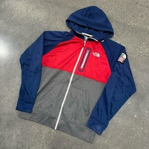 The North Face RU/14 outdoor athletic hoodie size large